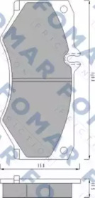 FOMAR FRICTION fo426181 -  Комплект тормозных колодок, дисковый тормоз